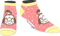 Animal Crossing Isablle Ankle Sock Adults 