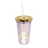 Sailor Moon Pink and Gold Tumbler 