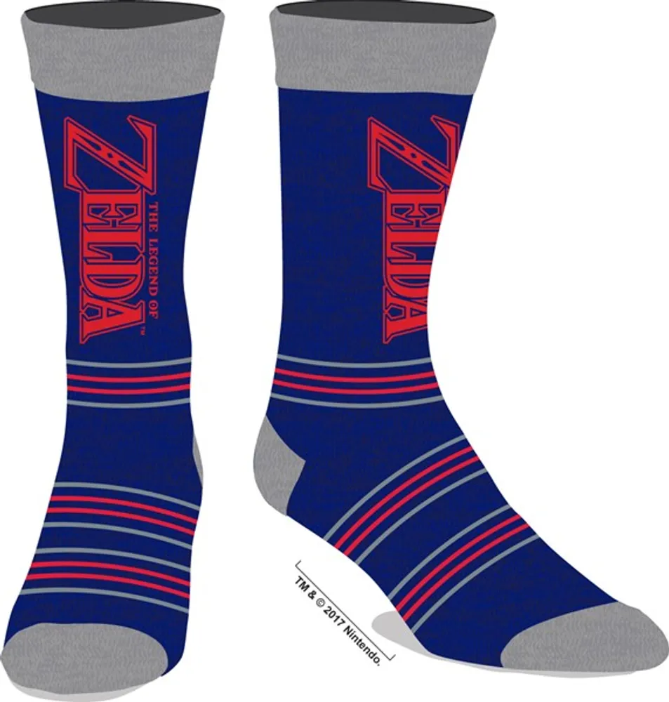 Zelda Logo Mens Crew Socks 