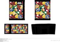Super Mario Icons Velcro Wallet 