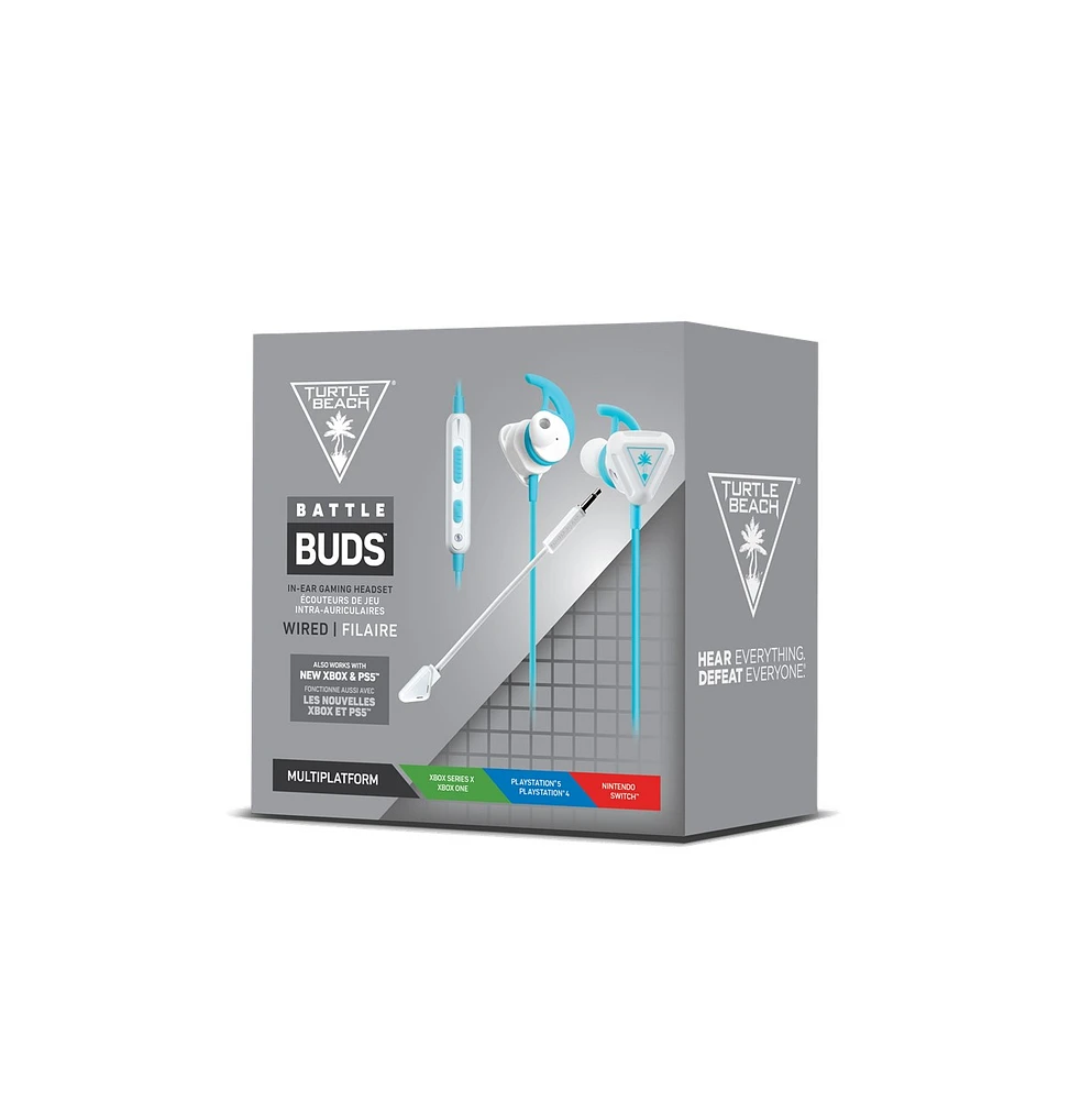 Turtle Beach Battle Buds White/Teal 