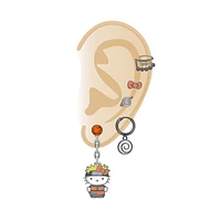 Hello Kitty x Naruto Earring Set 