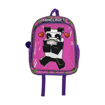 Minecraft Panda Pink Backpack 