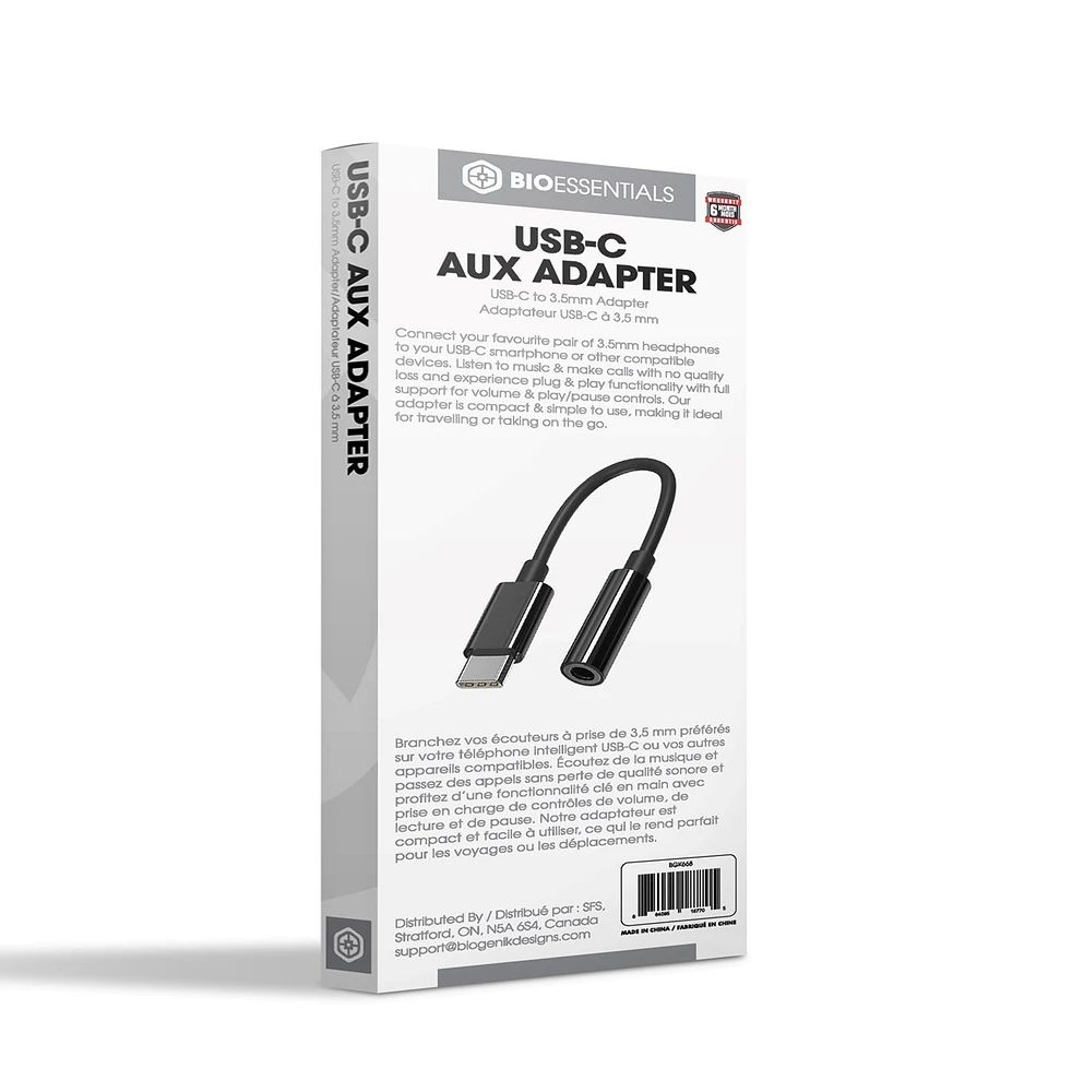 Bio USB-C to Aux Cable 