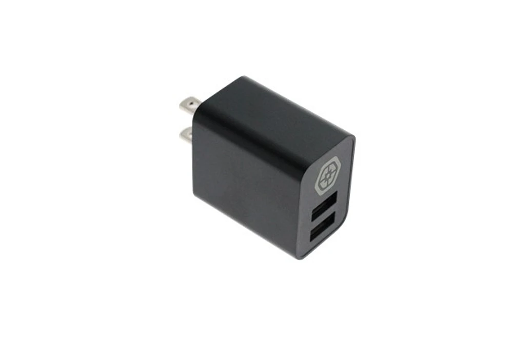 Bio 12W Dual USB-A AC Wall Adapter
