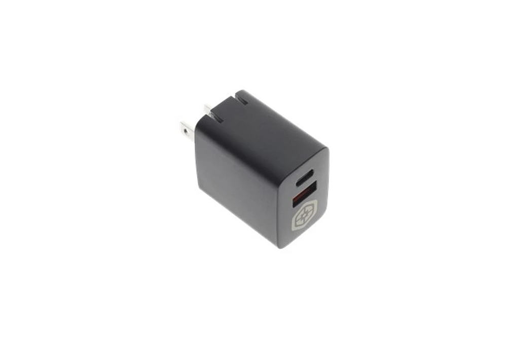 Bio USB-C & USB-A Dual AC Wall Adapter