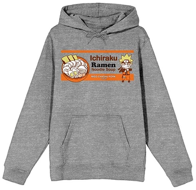 Naruto Ichiraku Ramen Grey Hoodie- M 