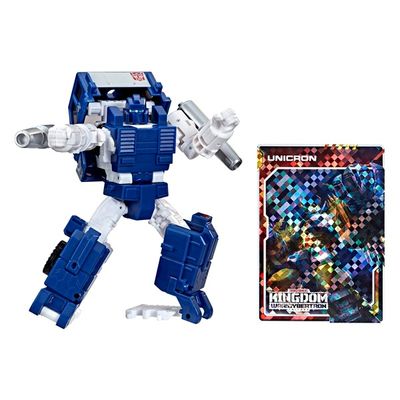 Transformers Toys Generations War for Cybertron: Kingdom Deluxe WFC-K32 Autobot Pipes Action Figure 