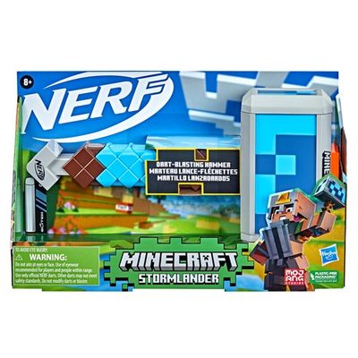 Nerf Minecraft Stormlander Dart-Blasting Hammer 