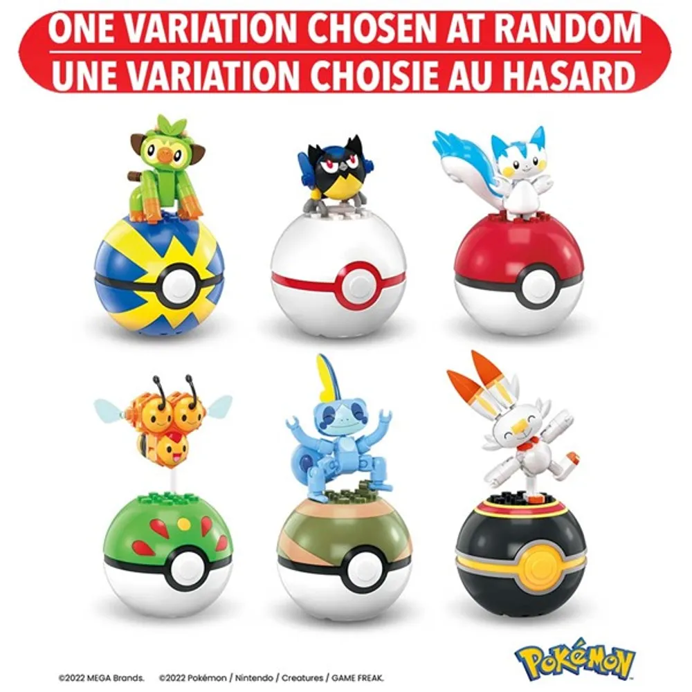 Mega Construx Pokémon Poke Ball Assortment – One Variation Chosen at Random