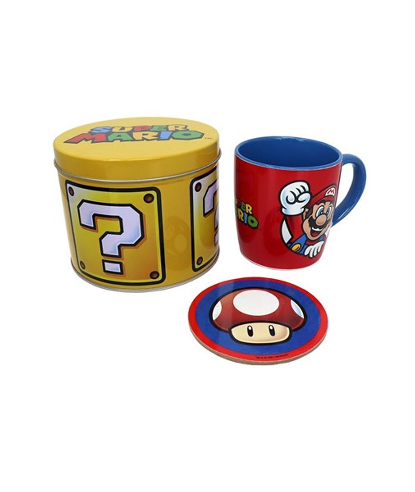 Super Mario Mug Tin Set 