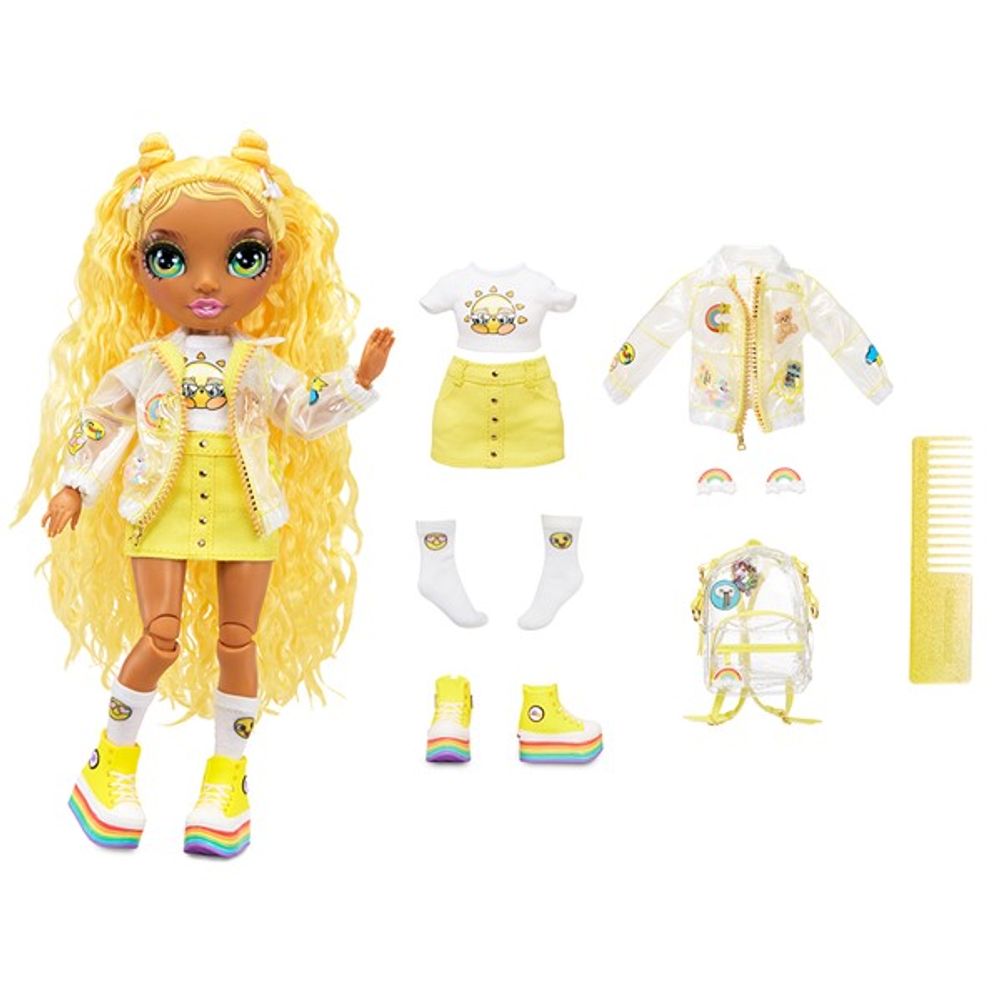 Rainbow High Junior High Fashion Doll - Sunny Madison (Yellow) 