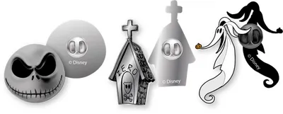 The Nightmare Before Christmas Lapel Pins 3 Pack 