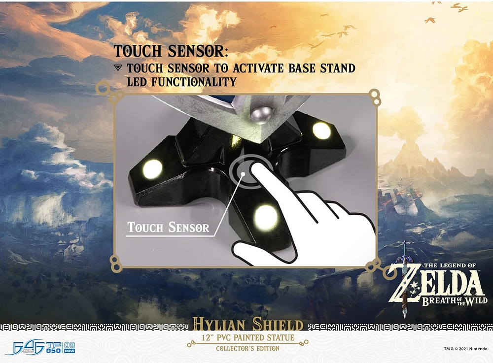 The Legend of Zelda Hylian Shield Light Up 