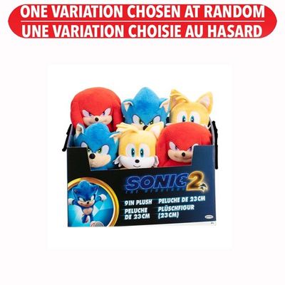 Sonic the Hedgehog 2 Movie 9-Inch Plush – One Variation Chosen at Random