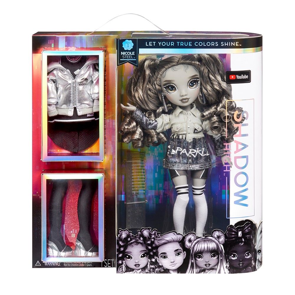 Shadow High Series 1 Nicole Steel- Grayscale Fashion Doll 