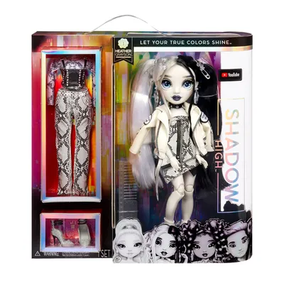 Shadow High Series 1 Heather Grayson- Grayscale Fashion Doll 