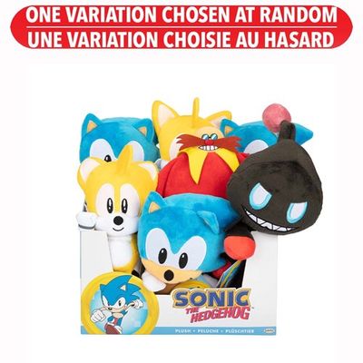 Sonic the Hedgehog 9-Inch Basic Plush Wave 6 Assorted – One Variation Chosen at Random