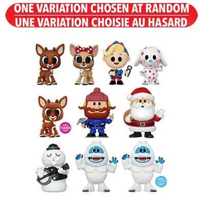 Mini Vinyl Rudolph Figurines – One Variation Chosen at Random