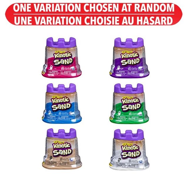 Kinetic Sand 4.5oz Sandcastle Assorted Colours - One Supplied