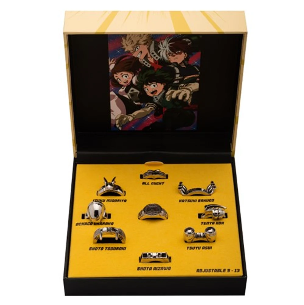 My Hero Academia Collector Ring Set