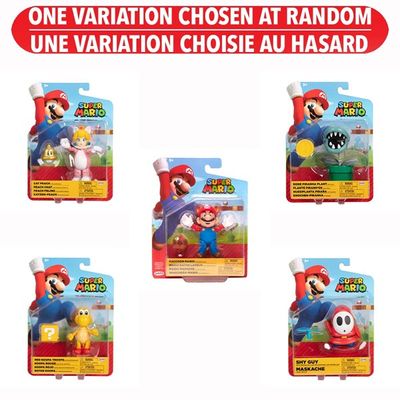 Super Mario 4-Inch Figures Wave 28 Assorted – One Variation Chosen at Random