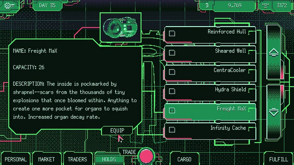 Space Warlord Organ Trading Simulator 
