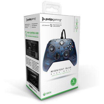 PDP Gaming Xbox Wired Controller: Midnight Blue 
