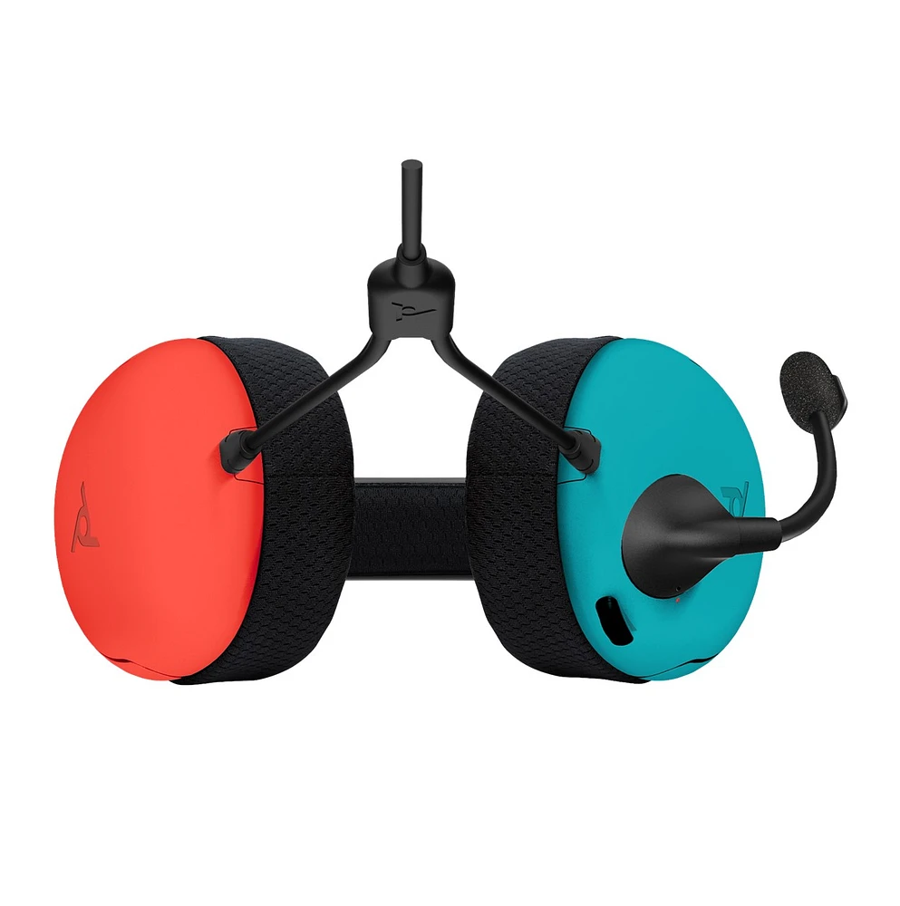 PDP Gaming LVL40 Nintendo Switch Wired Stereo Gaming Headset: Bleu rouge 