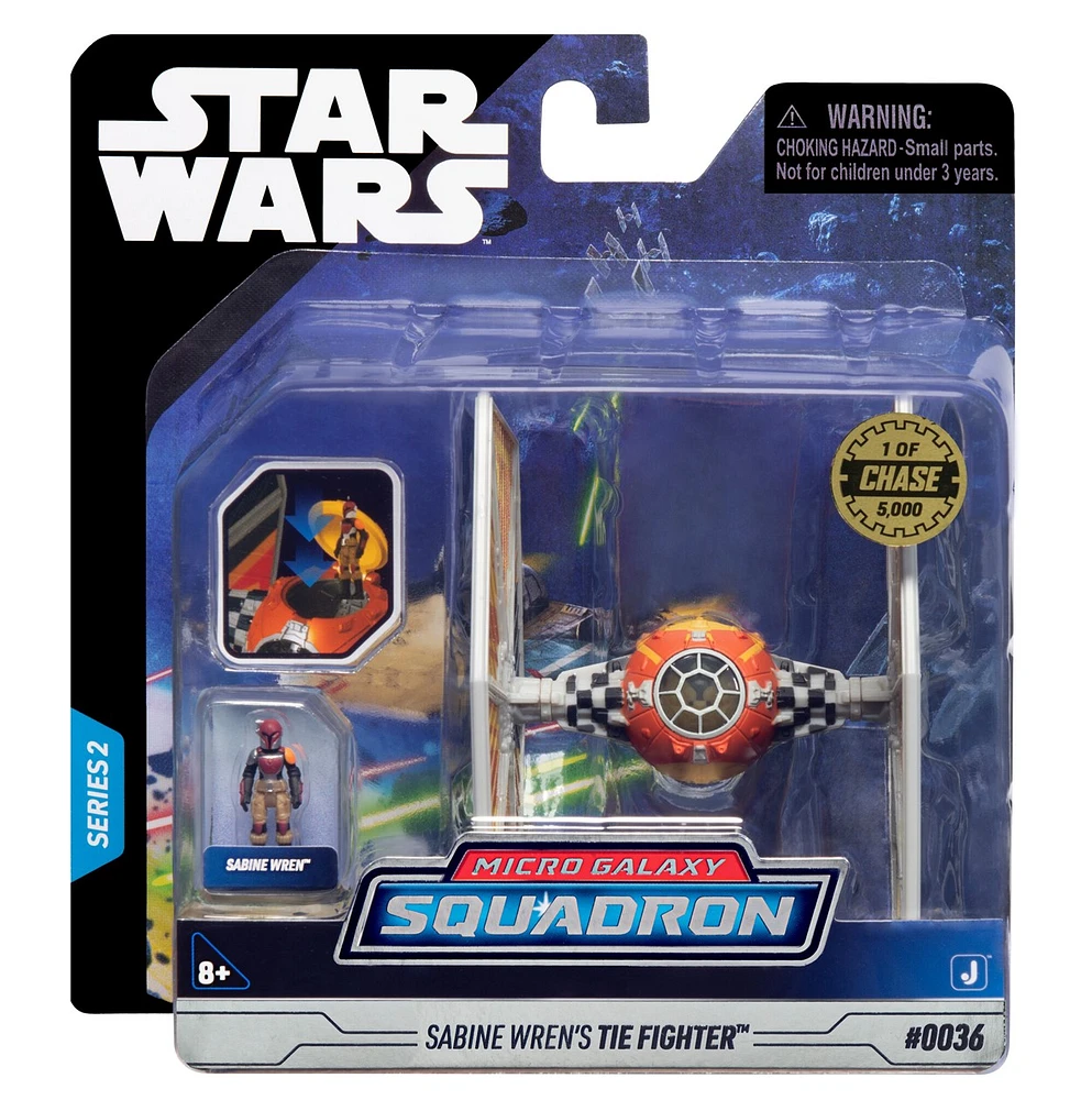 Star Wars 3-Inch Vehicle & Figure W2 Assorted Micro Galaxy Squadron – One Variation Chosen at Random