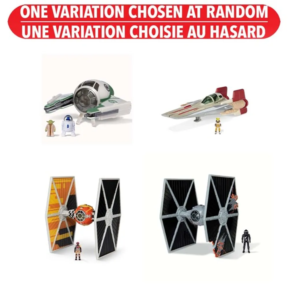 Star Wars 3-Inch Vehicle & Figure W2 Assorted Micro Galaxy Squadron – One Variation Chosen at Random