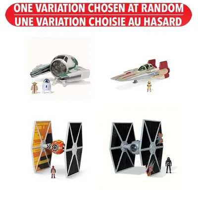 Star Wars 3-Inch Vehicle & Figure W2 Assorted Micro Galaxy Squadron – One Variation Chosen at Random