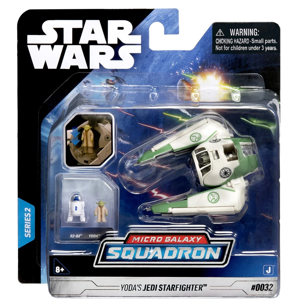 Star Wars 3-Inch Vehicle & Figure W2 Assorted Micro Galaxy Squadron – One Variation Chosen at Random
