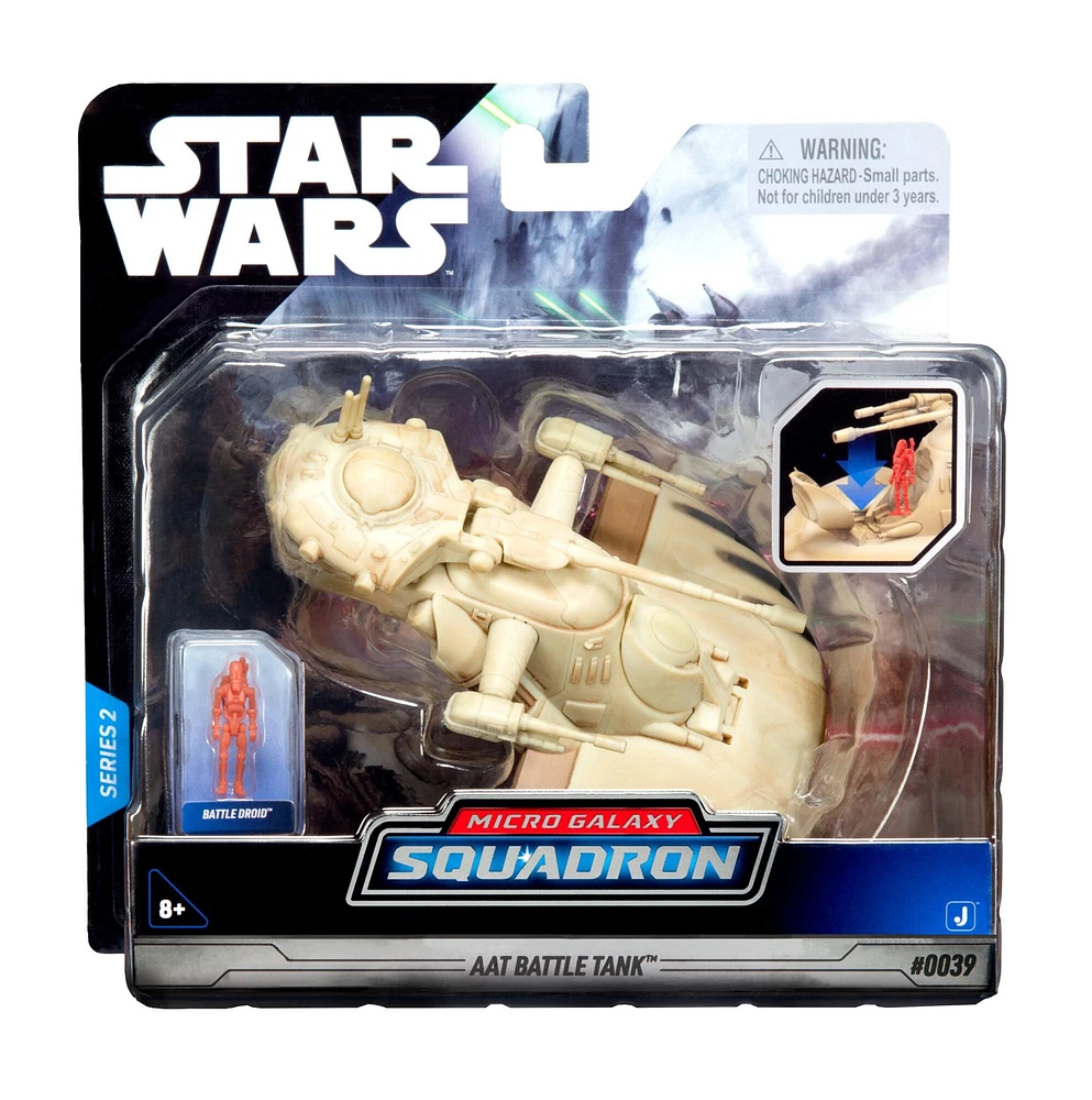 Star Wars 5-Inch Vehicle & Figure Assorted Micro Galaxy Squadron – Une variation choisie au hasard