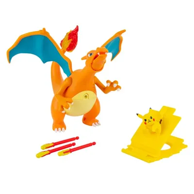 Pokémon Deluxe Figure: Flame & Flight Charizard with Pikachu 