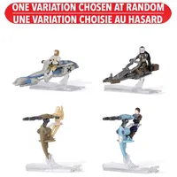 Star Wars Micro Galaxy Squadron Scout Class Vehicle and Micro Figure – One Variation Chosen at Random