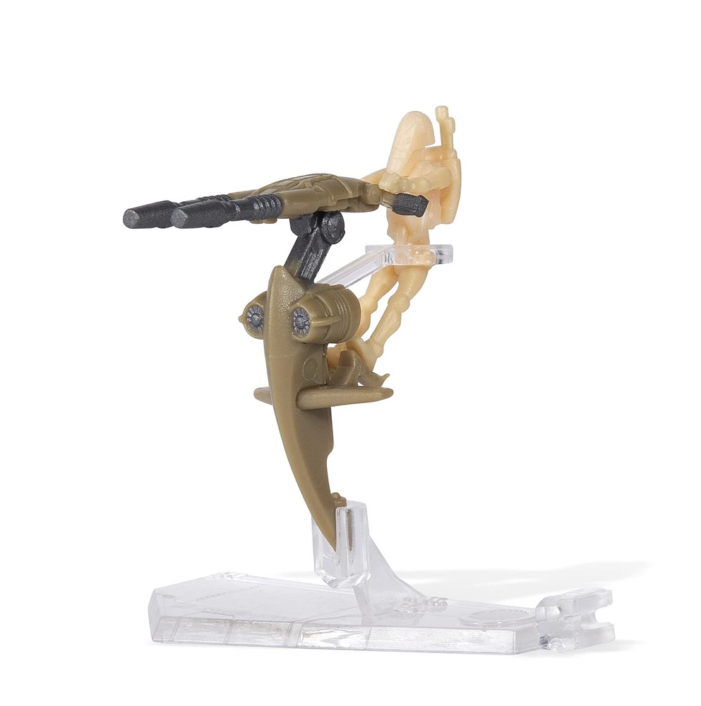 Star Wars Micro Galaxy Squadron Scout Class Vehicle and Micro Figure – One Variation Chosen at Random