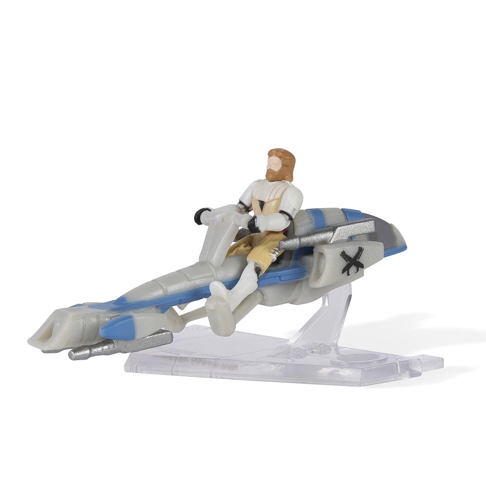 Star Wars Micro Galaxy Squadron Scout Class Vehicle and Micro Figure – One Variation Chosen at Random