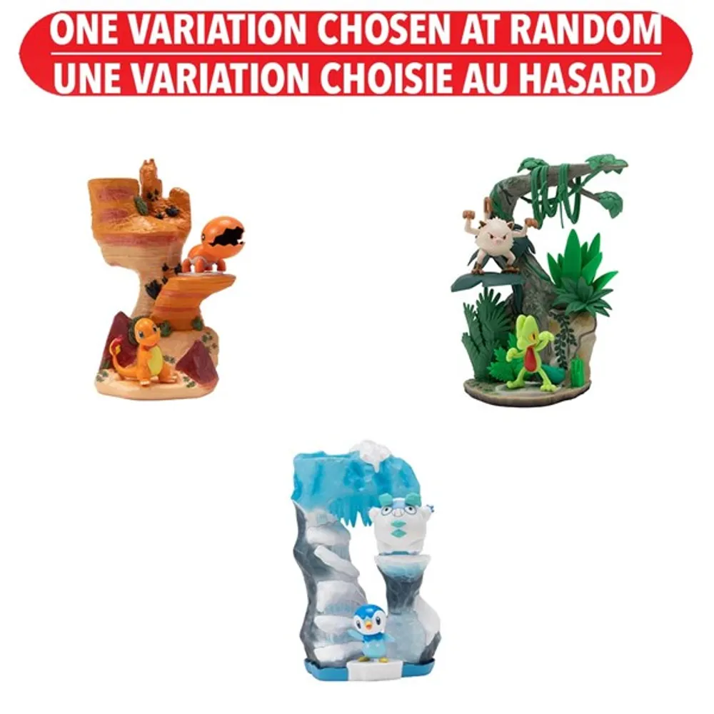 Pokémon Select 6” Environment Figure Pack Assortment  – One Variation Chosen at Random