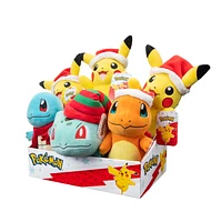 Peluche de vacances Pokemon 8 pouces assortie – Une variation choisie au hasard