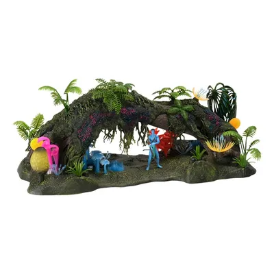 Avatar - Omatikaya Rainforest with Jake Sully 2.5-Inch Scale World of Pandora Set 