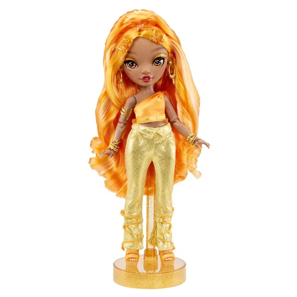 Rainbow High Meena Fleur- Saffron Gold Fashion Doll 