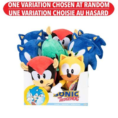 Sonic the Hedgehog 9-Inch Plush Wave 7 Assorted  – One Variation Chosen at Random
