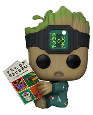 POP! Marvel: I Am Groot- Groot in Onesie with book 