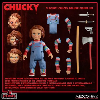 Child's Play: Chucky - 5 Points Deluxe Figure Set 