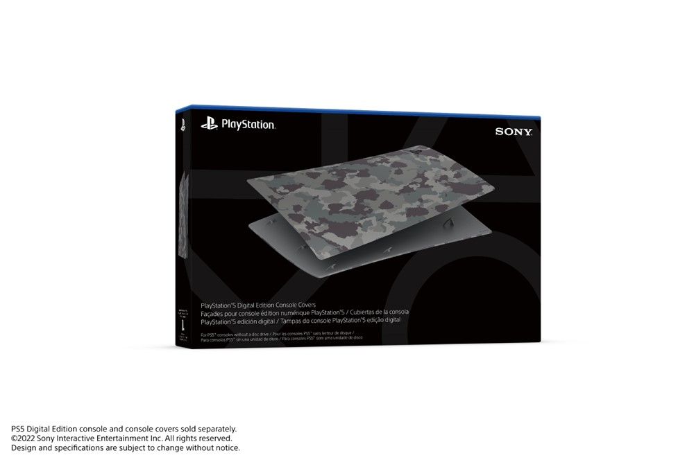 Buy PS5™ Console Covers: Grey Camouflage