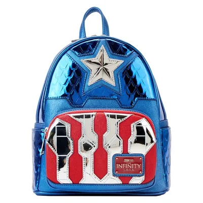Captain America Cosplay Mini Backpack 