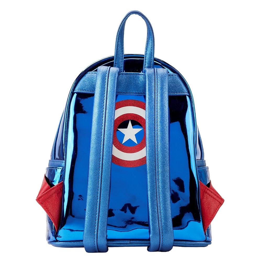 Captain America Cosplay Mini Backpack 