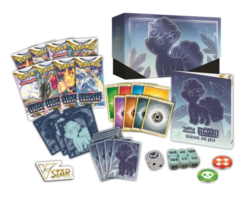 Pokémon Trading Card Game - Sword & Shield—Silver Tempest Elite Trainer Box French Packaging French Packaging