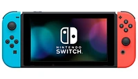 Nintendo Switch with Neon Blue and Neon Red Joy-Con 